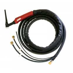 Купить Aurora Горелка TIG 18 320A (100%) M12x1, газ 1/4G, вода 3/8G, 4m-с упр. разъёмами 2-3-5pin в Зендиково